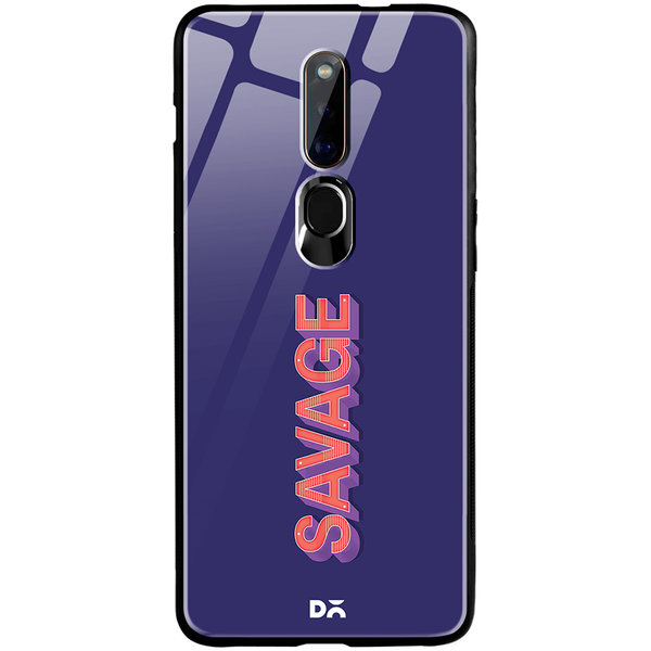 DailyObjects A Savage Glass Case Cover For Oppo F11 Pro
