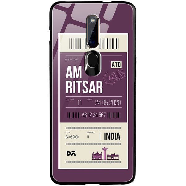 

DailyObjects Amritsar City Tag Glass Case Cover For Oppo F11 Pro