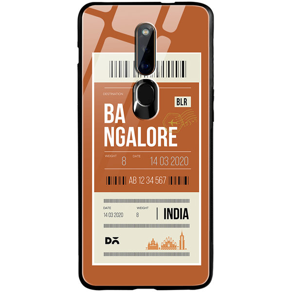 

DailyObjects Bangalore City Tag Glass Case Cover For Oppo F11 Pro
