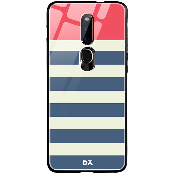 

DailyObjects Blue Fog Glass Case Cover For Oppo F11 Pro