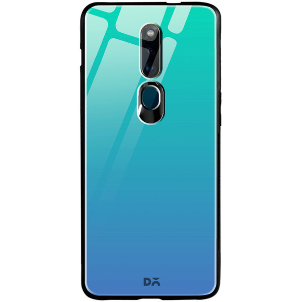 

DailyObjects Blue Ocean Gradient Glass Case Cover For Oppo F11 Pro