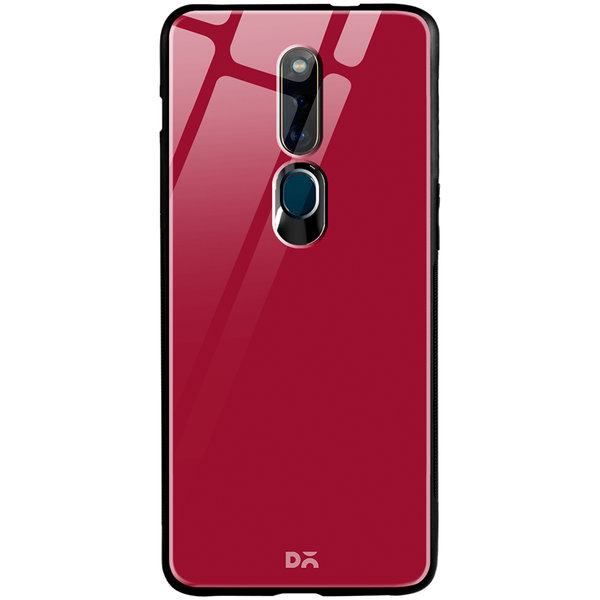 

DailyObjects Brick Red Glass Case Cover For Oppo F11 Pro