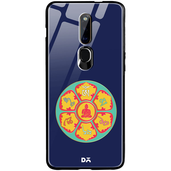 

DailyObjects Buddha Dharma Wheel Glass Case Cover For Oppo F11 Pro