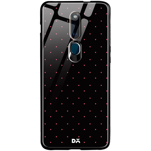 

DailyObjects Constellation Dots Black Glass Case Cover For Oppo F11 Pro