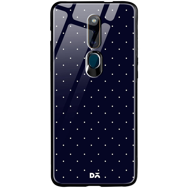 

DailyObjects Constellation Dots Navy Glass Case Cover For Oppo F11 Pro