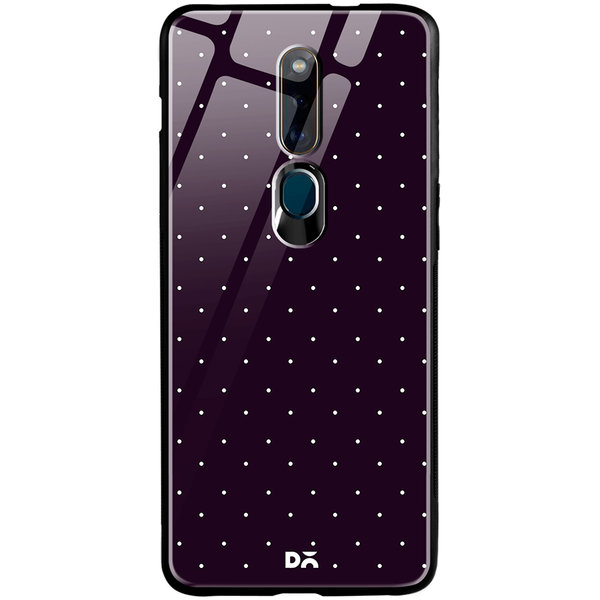 

DailyObjects Constellation Dots Plum Glass Case Cover For Oppo F11 Pro