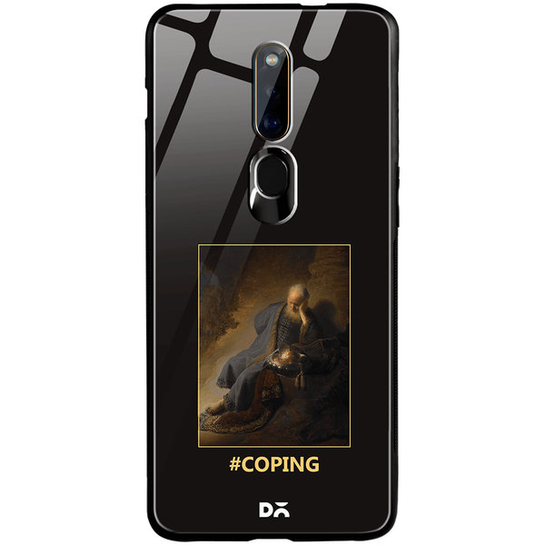 

DailyObjects Coping Glass Case Cover For Oppo F11 Pro