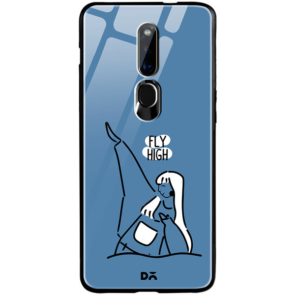 

DailyObjects Flying High Glass Case Cover For Oppo F11 Pro