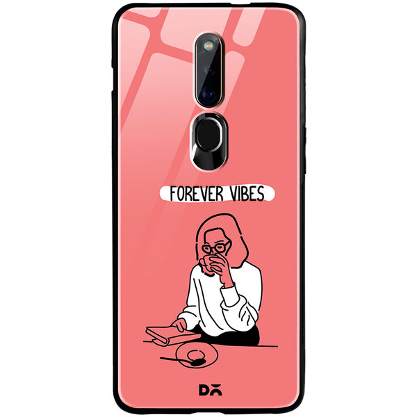 

DailyObjects Forever Vibes Glass Case Cover For Oppo F11 Pro
