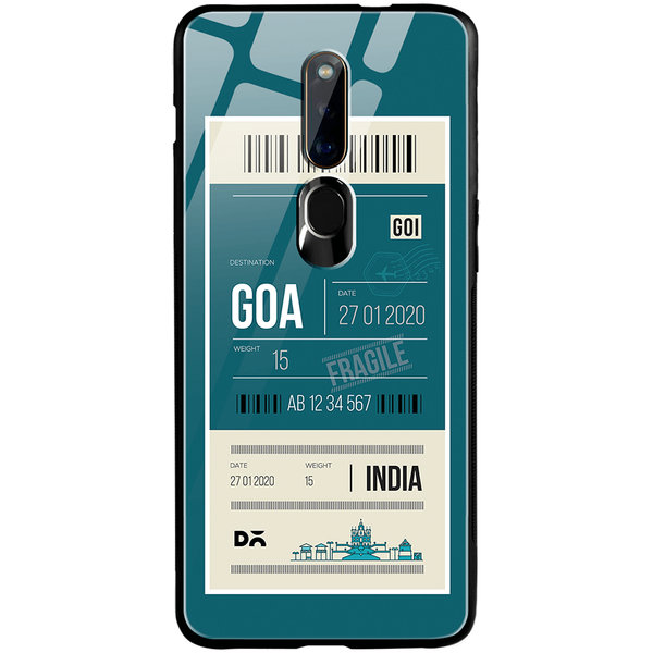 

DailyObjects Goa City Tag Glass Case Cover For Oppo F11 Pro