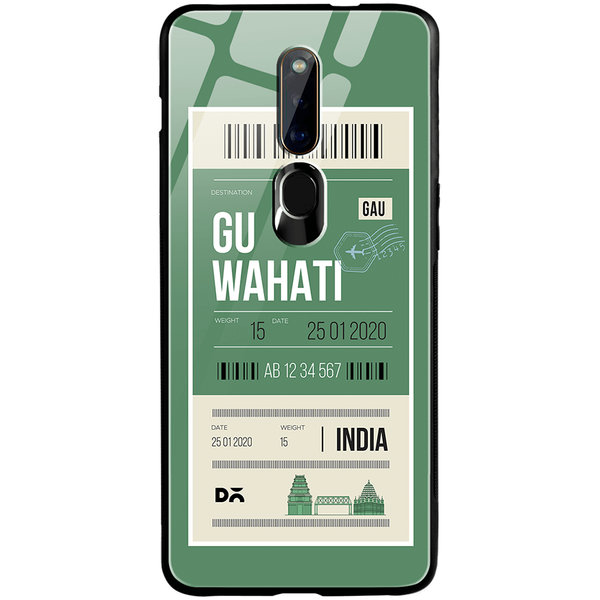 

DailyObjects Guwahati City Tag Glass Case Cover For Oppo F11 Pro