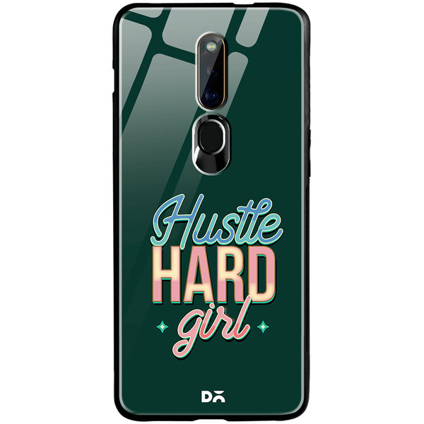 

DailyObjects Hustle Glass Case Cover For Oppo F11 Pro