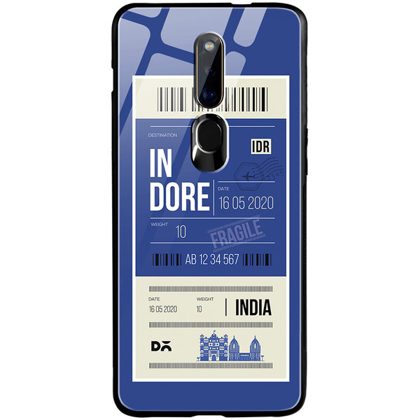 

DailyObjects Indore City Tag Glass Case Cover For Oppo F11 Pro