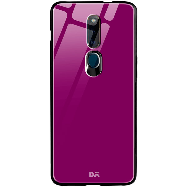 

DailyObjects Magenta Glass Case Cover For Oppo F11 Pro