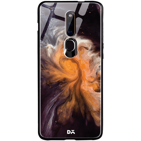 

DailyObjects Marble Galaxy Glass Case Cover For Oppo F11 Pro