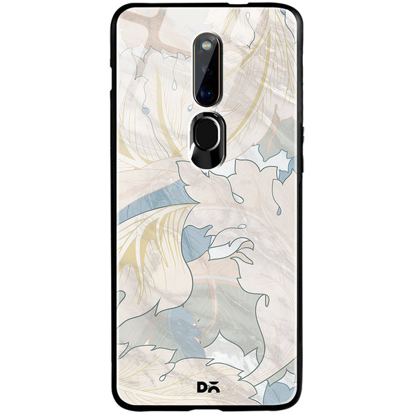 

DailyObjects Marble Leaves Glass Case Cover For Oppo F11 Pro