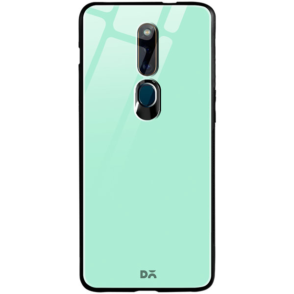

DailyObjects Mint Glass Case Cover For Oppo F11 Pro