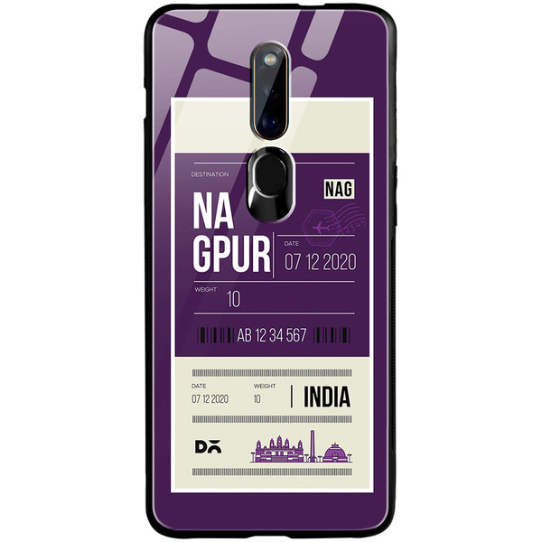 

DailyObjects Nagpur City Tag Glass Case Cover For Oppo F11 Pro