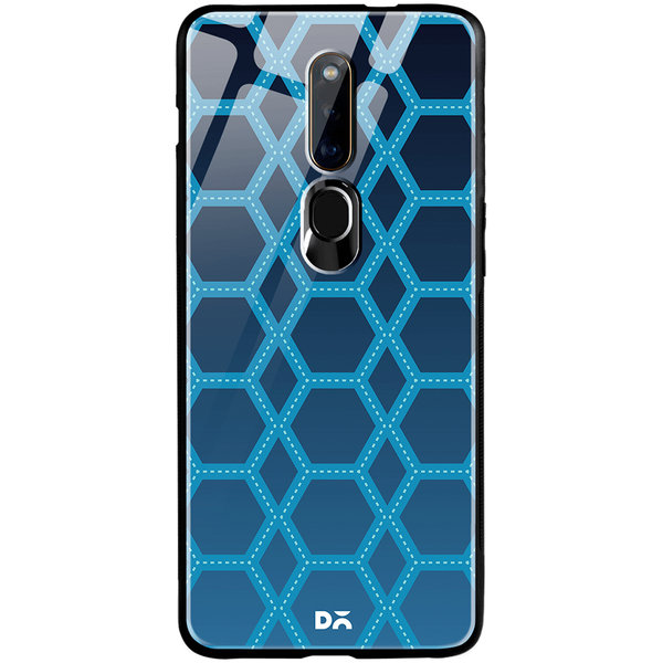 

DailyObjects Nebula Honeycomb Glass Case Cover For Oppo F11 Pro