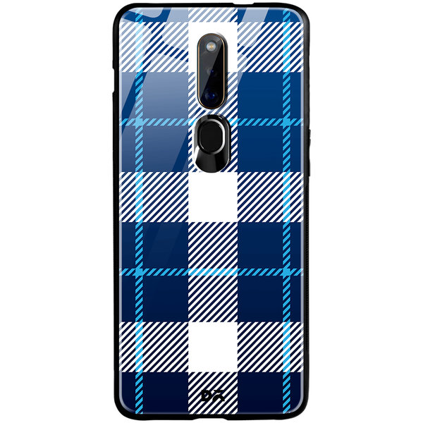 

DailyObjects Nightfall Rope Checks Glass Case Cover For Oppo F11 Pro
