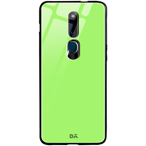 

DailyObjects Parrot Green Glass Case Cover For Oppo F11 Pro