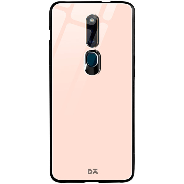 

DailyObjects Pastel Peach Glass Case Cover For Oppo F11 Pro