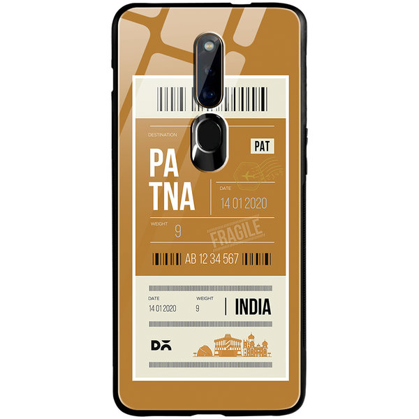 

DailyObjects Patna City Tag Glass Case Cover For Oppo F11 Pro