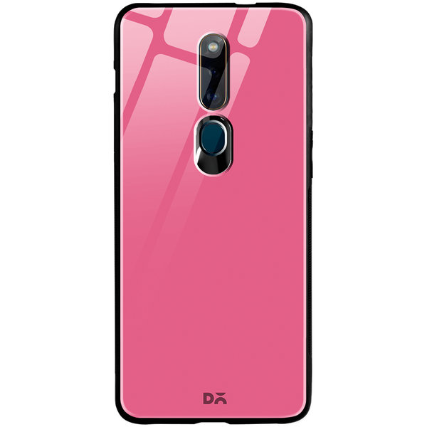 

DailyObjects Pink Punch Glass Case Cover For Oppo F11 Pro