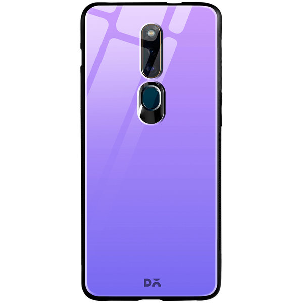 

DailyObjects Purple Iris Gradient Glass Case Cover For Oppo F11 Pro
