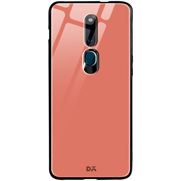 

DailyObjects Salmon Glass Case Cover For Oppo F11 Pro