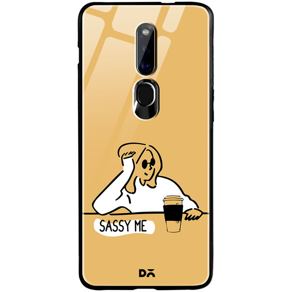 

DailyObjects Sassy Me Glass Case Cover For Oppo F11 Pro