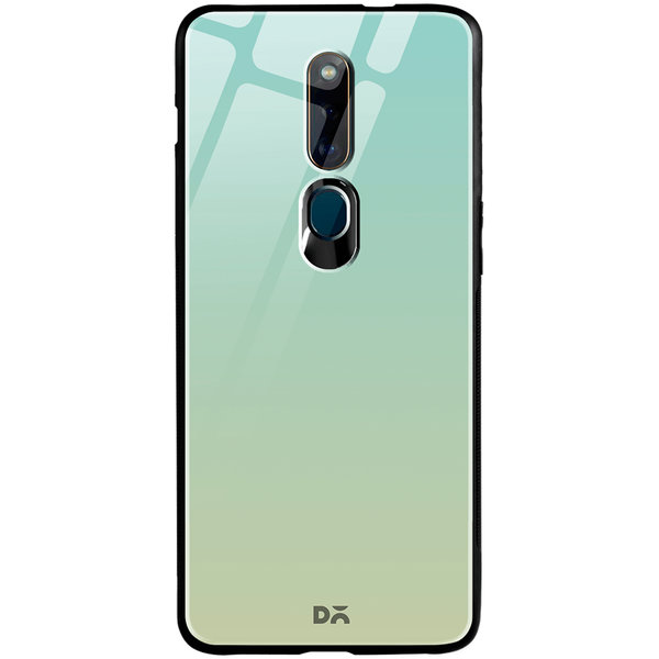 

DailyObjects Sea Green Gradient Glass Case Cover For Oppo F11 Pro