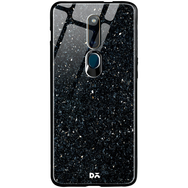 

DailyObjects Starry Sky Marble Glass Case Cover For Oppo F11 Pro