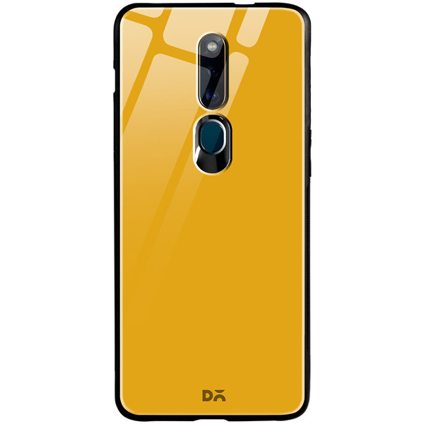 

DailyObjects Summer Yellow Glass Case Cover For Oppo F11 Pro