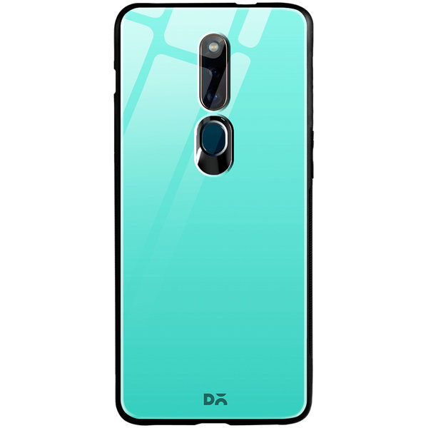 

DailyObjects Teal Gradient Glass Case Cover For Oppo F11 Pro