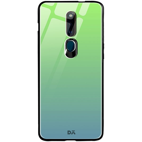 

DailyObjects Upside Down Valley Gradient Glass Case Cover For Oppo F11 Pro