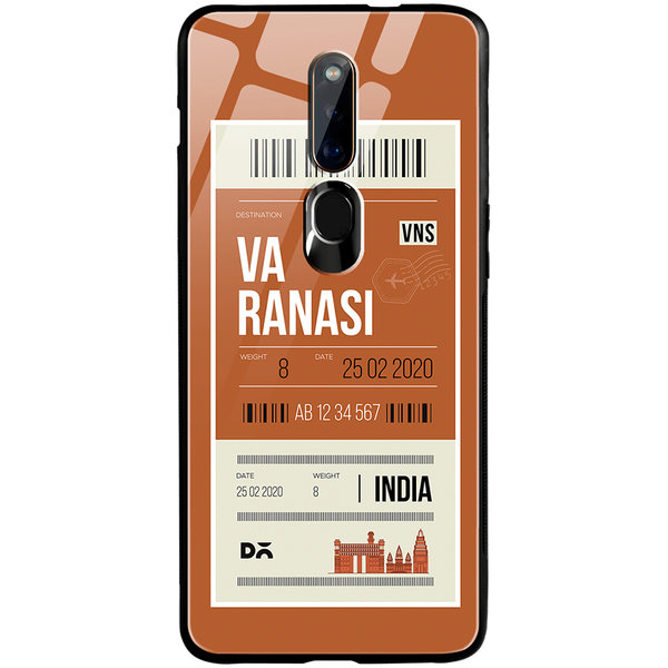 

DailyObjects Varanasi City Tag Glass Case Cover For Oppo F11 Pro