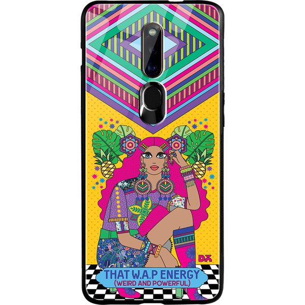

DailyObjects Weird & Powerful Glass Case Cover For Oppo F11 Pro