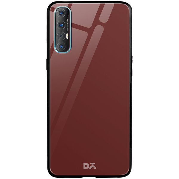 

DailyObjects Bark Brown Glass Case Cover For Oppo Reno 3 Pro