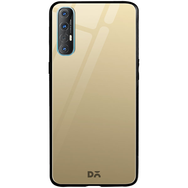 

DailyObjects Champagne Gradient Glass Case Cover For Oppo Reno 3 Pro