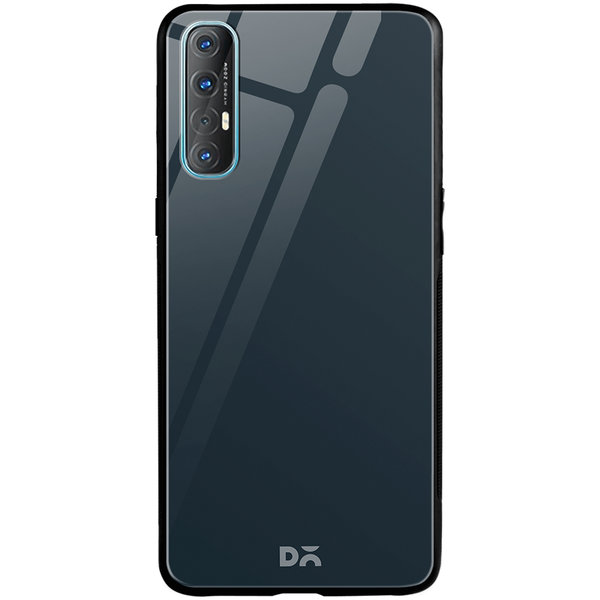 

DailyObjects Dark Teal Glass Case Cover For Oppo Reno 3 Pro