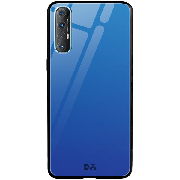 

DailyObjects Deep Sea Gradient Glass Case Cover For Oppo Reno 3 Pro