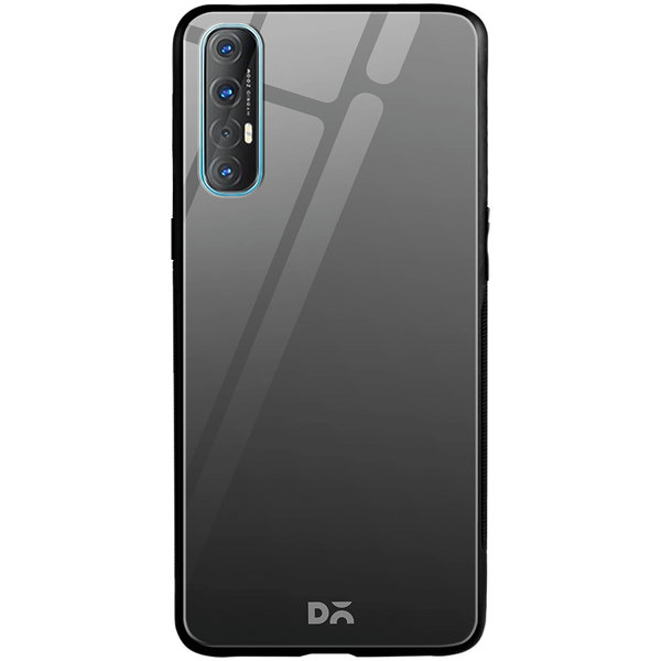 DailyObjects Grayscale Glass Case Cover For Oppo Reno 3 Pro