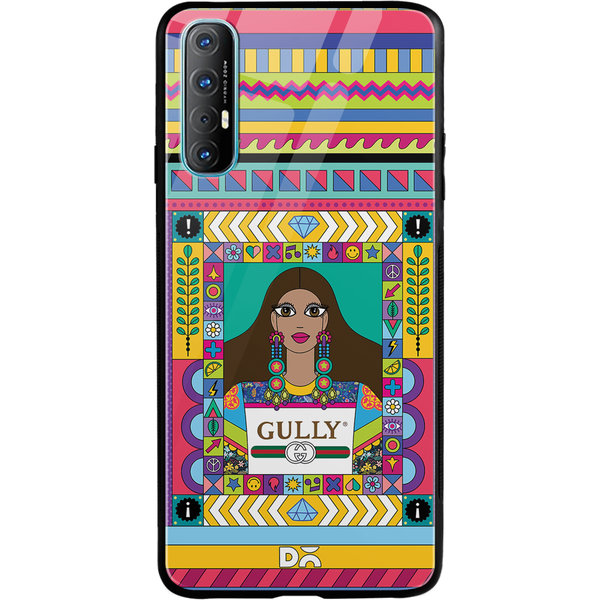 

DailyObjects Gully Gal Glass Case Cover For Oppo Reno 3 Pro