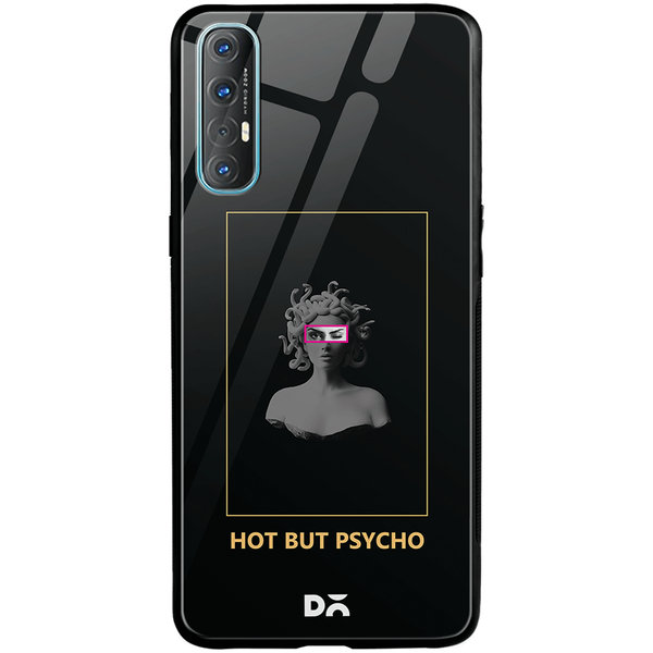 

DailyObjects Hot Psycho Glass Case Cover For Oppo Reno 3 Pro