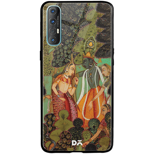 

DailyObjects Krishna Glass Case Cover For Oppo Reno 3 Pro