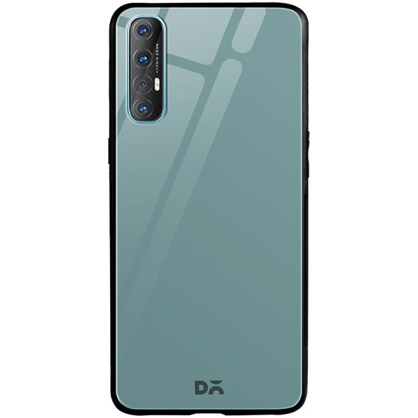 

DailyObjects Light Teal Glass Case Cover For Oppo Reno 3 Pro