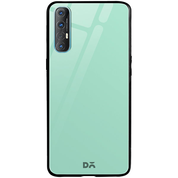 

DailyObjects Mint Glass Case Cover For Oppo Reno 3 Pro