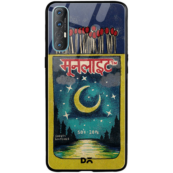 

DailyObjects Moonlight Matchbox Glass Case Cover For Oppo Reno 3 Pro