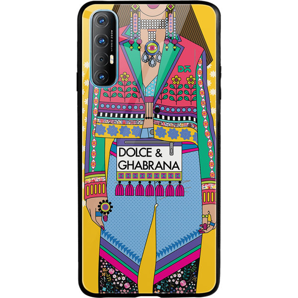 

DailyObjects Overpriced Anxiety Glass Case Cover For Oppo Reno 3 Pro
